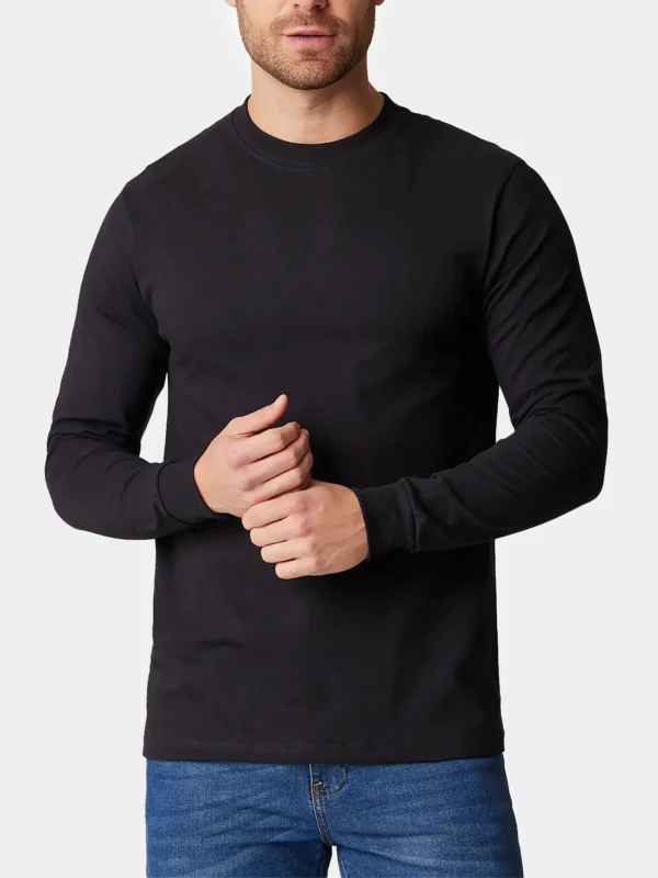 Playera cuello redondo Manga Larga