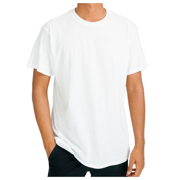 Playera cuello redondo para hombre o mujer.